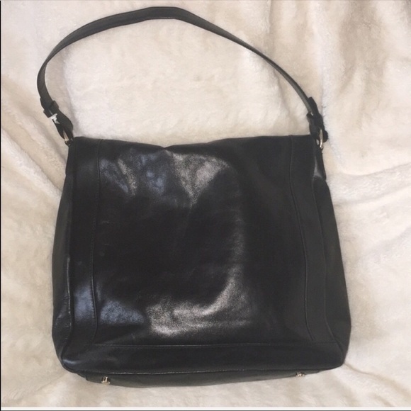 Charles David Leather Caitlin Foldover Bag - Picture 2 of 8